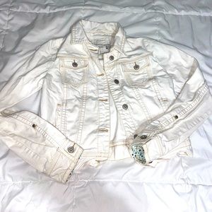 White Aeropostale Jean Jacket